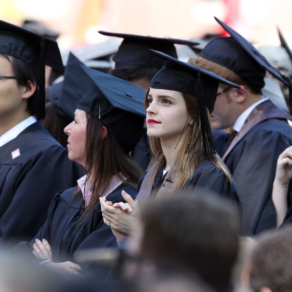 Semi-Exclusive... Emma Watson Graduates From Brown University!